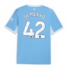 Manchester City Antoine Semenyo #42 Hjemmedrakt 2026-27 Kortermet
